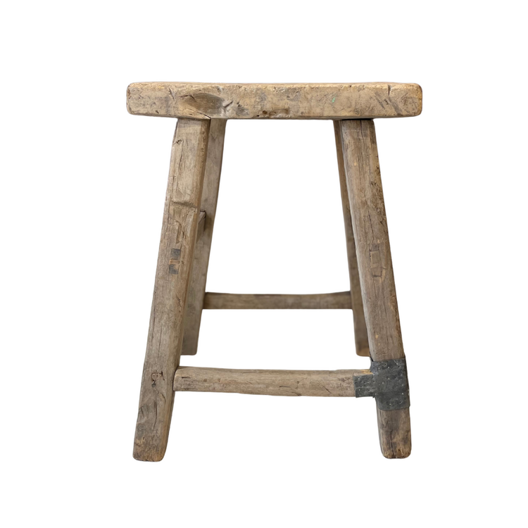 Rechthoekige kruk olm #1