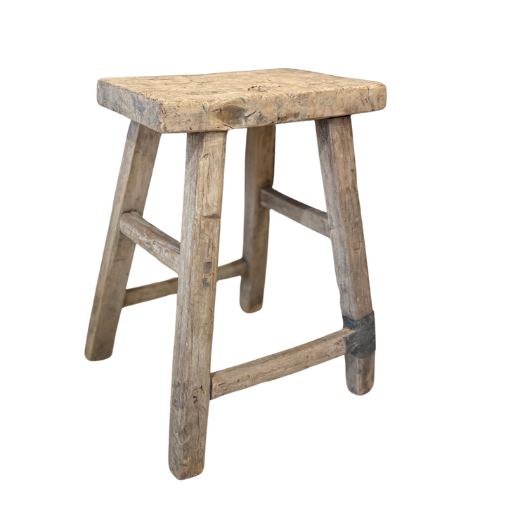 Rechthoekige kruk olm #1