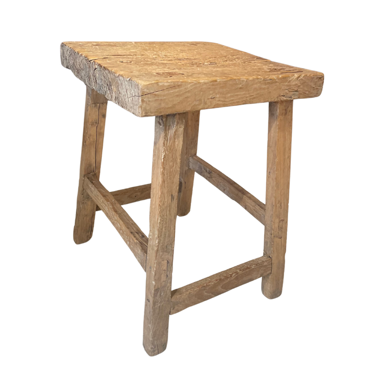 Robust Rectangular Side Table Elm #77