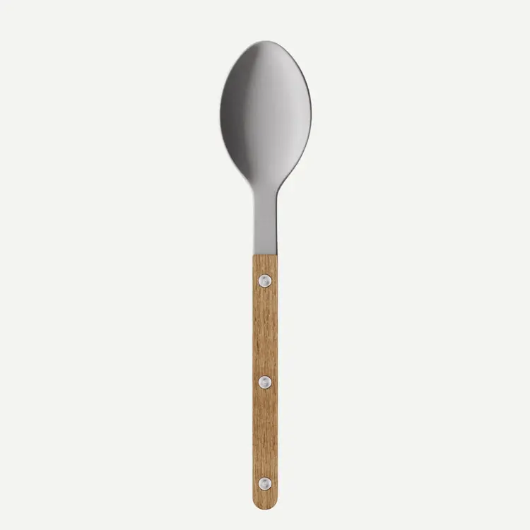 Sabre Paris Soup Spoon Bistrot Vintage Teak, Teak