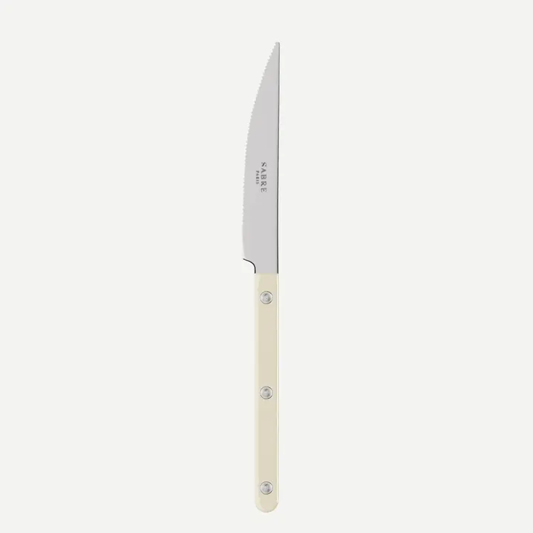 Sabre Paris Dinner Knive Bistrot Solid, Ivory
