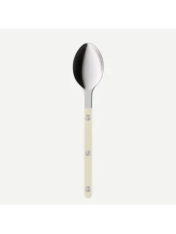 Sabre Paris Desert Spoon Bistrot Solid, Ivory