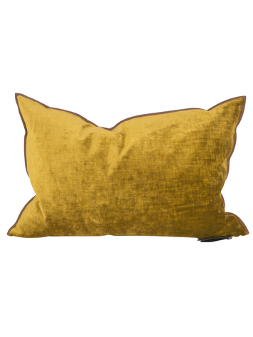 Maison de Vacances Cushion Vice Versa, Royal Velvet - Ocre