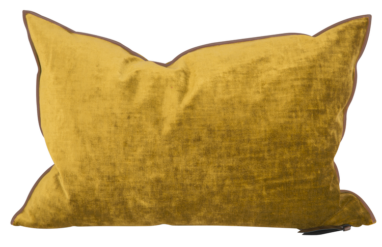 Maison de Vacances Cushion Vice Versa, Royal Velvet - Ocre