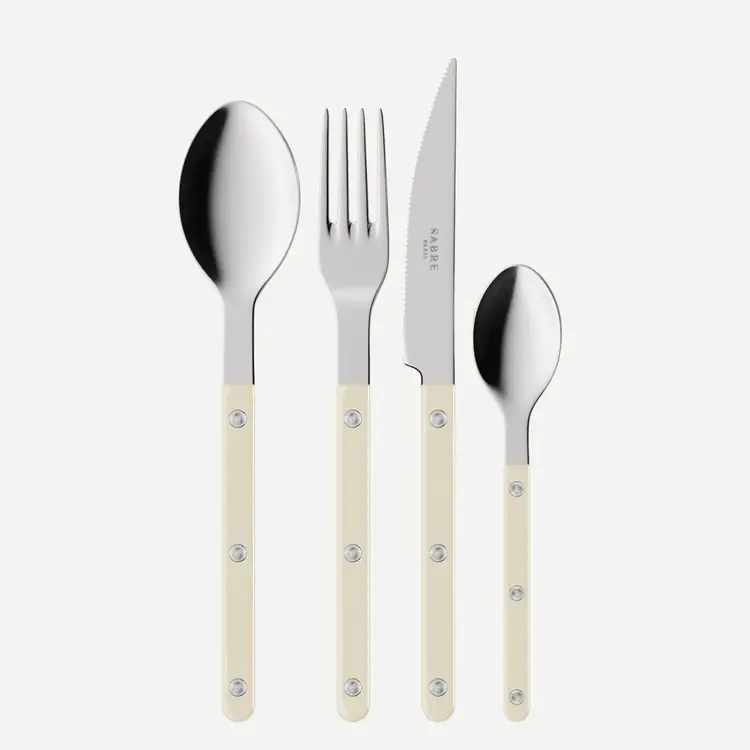 Sabre Paris Dinner Fork Bistrot Solid, Ivory