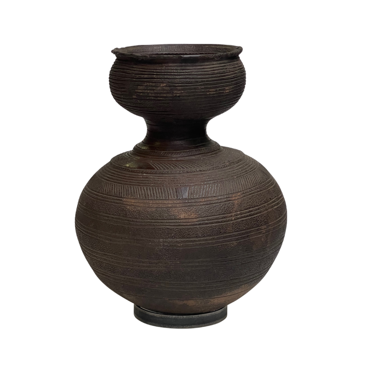 Old Nigerian Nupe Water Vessel Jar #8