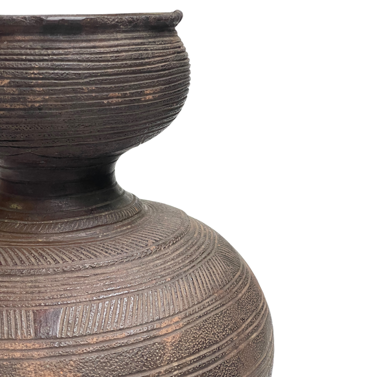 Old Nigerian Nupe Water Vessel Jar #8