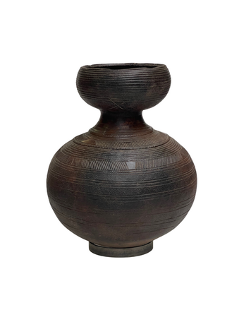 Old Nigerian Nupe Water Vessel Jar #7