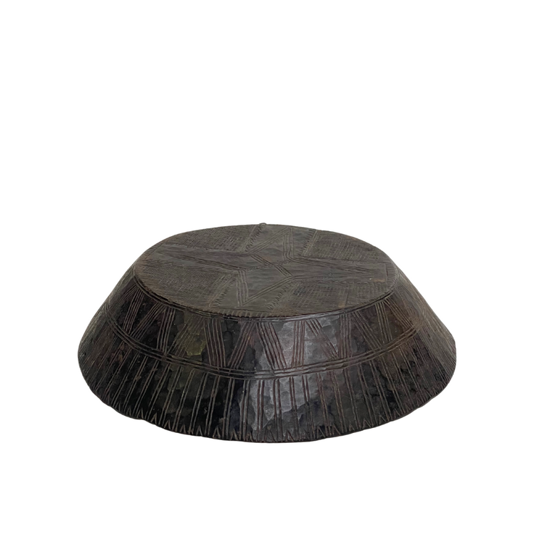Authentic Gurage Wooden Meat Bowl #1