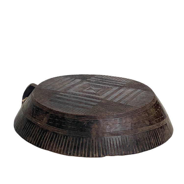 Authentic Gurage Wooden Meat Bowl #2