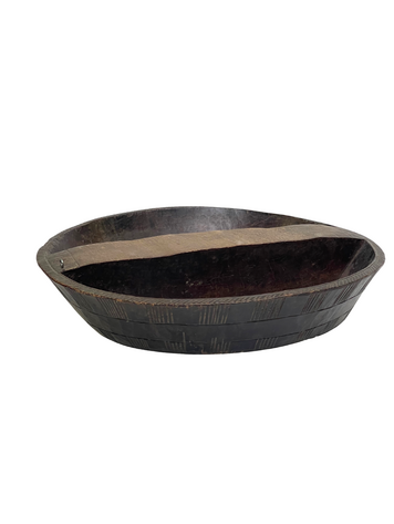 Authentic Gurage Wooden Meat Bowl #3