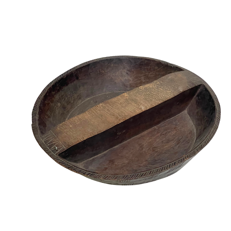 Authentic Gurage Wooden Meat Bowl #3