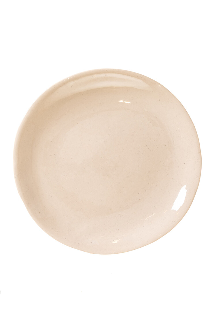 Wonki Ware Dinner Plate Smoke Plain