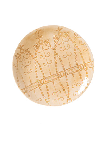 Wonki Ware Dinner Plate Chestnut Pattern