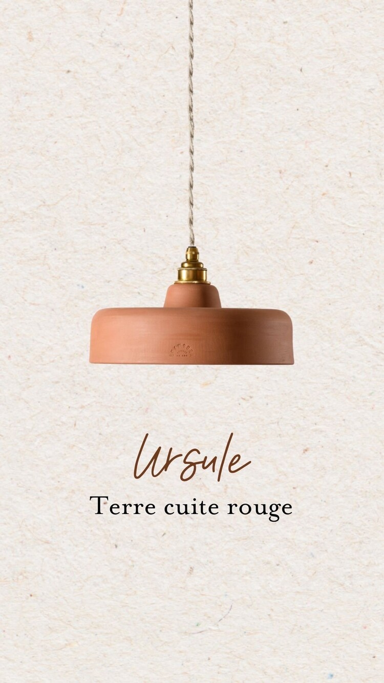 Enamoura Ursule Suspension - Terre Cuite Rouge