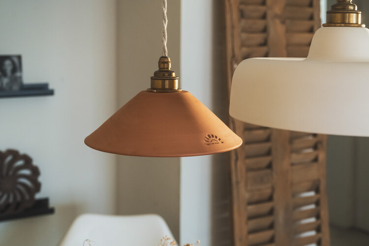 Enamoura Lisette Hanglamp - Terracotta Rood