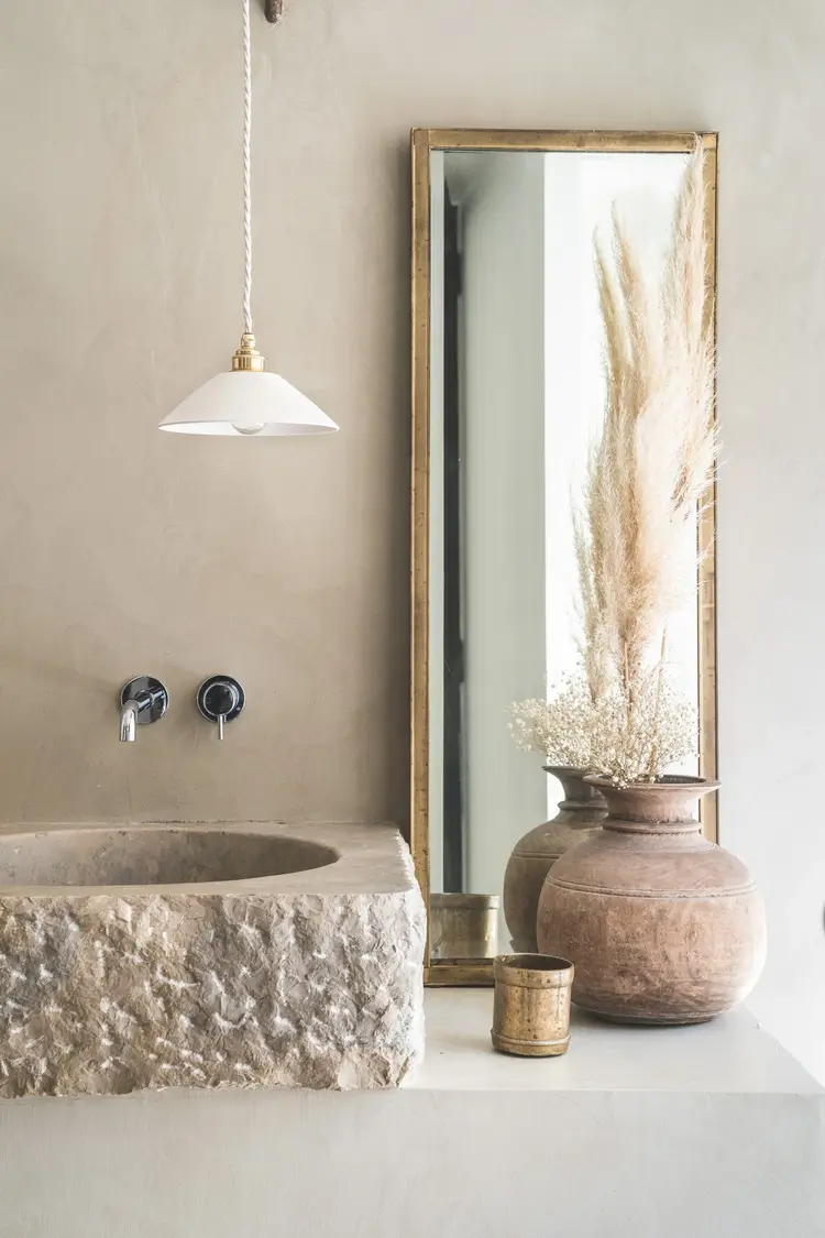 Enamoura Lisette Hanglamp - Terracotta Wit