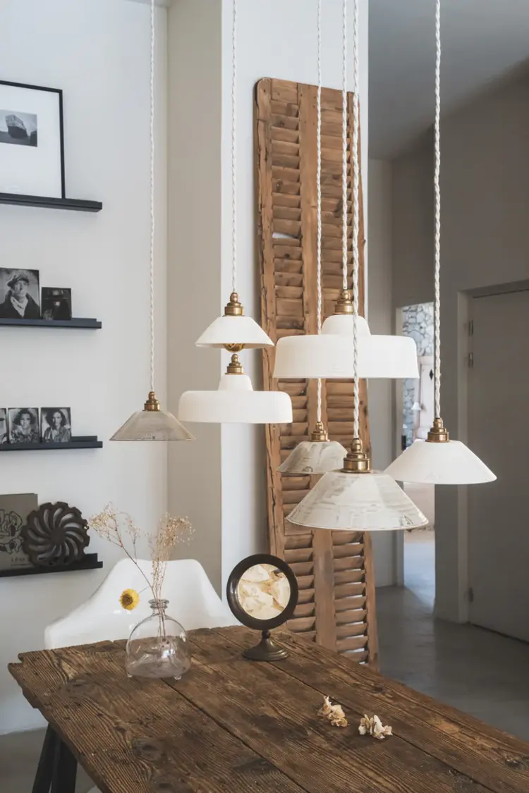 Enamoura Lisette Hanglamp - Terracotta Wit