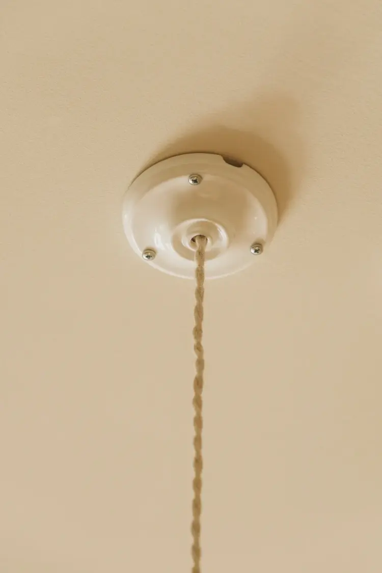 Enamoura Lisette Suspension -  Grès Chamotté Ivoire