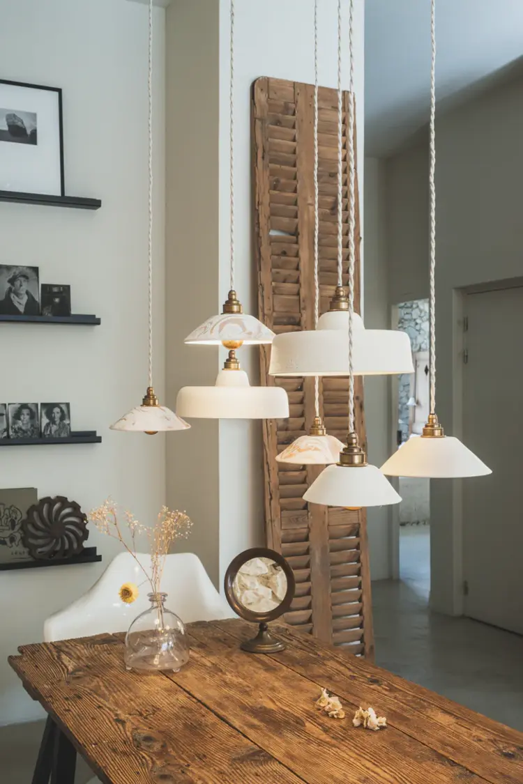 Enamoura Lisette Hanglamp -  Grès Chamotté Ivoire