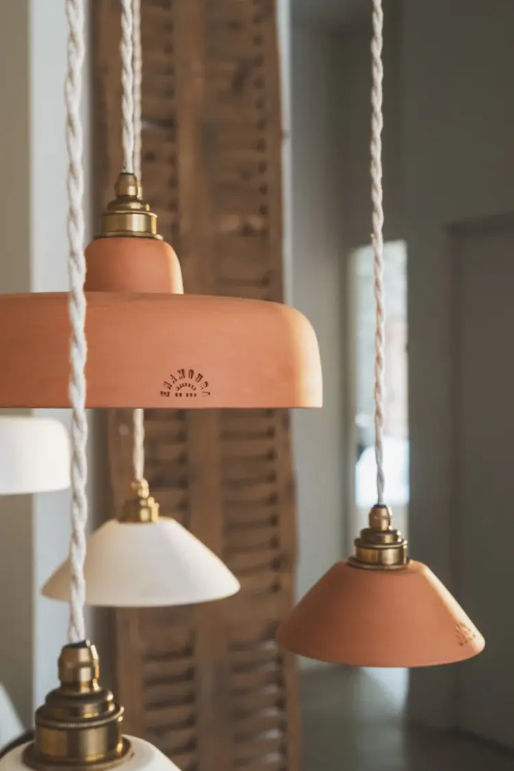 Enamoura Ursule Hanglamp - Terracotta Rood
