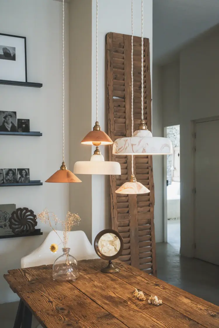 Enamoura Pitchoun Hanglamp - Terracotta Rood