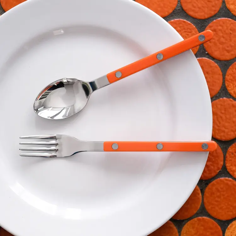 Sabre Paris Dinner Fork Bistrot Solid, Orange