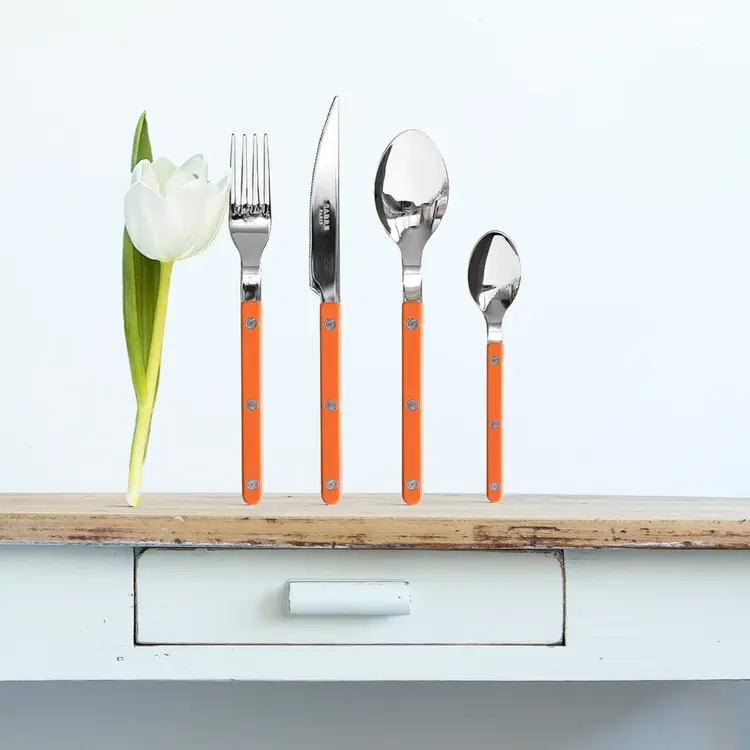 Sabre Paris Desert Spoon Bistrot Solid, Orange