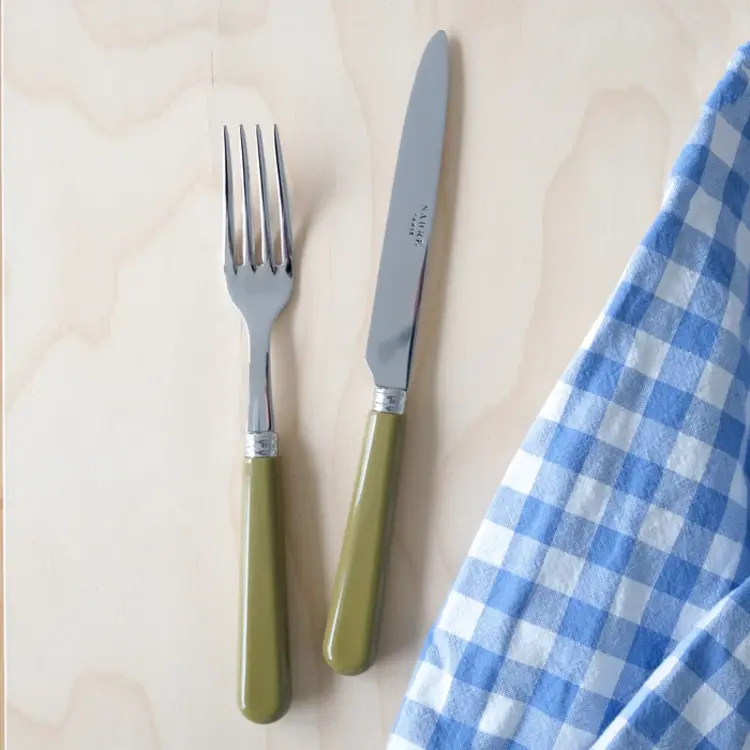 Sabre Paris Dinner Fork Pop Unis, Sage Green