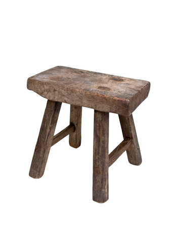 Chinese Old Mini Wooden Stool #11