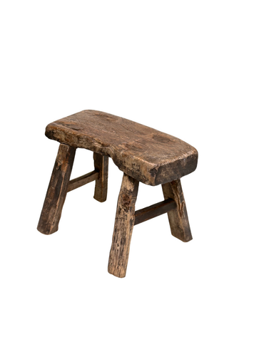 Chinese Old Mini Wooden Stool #15