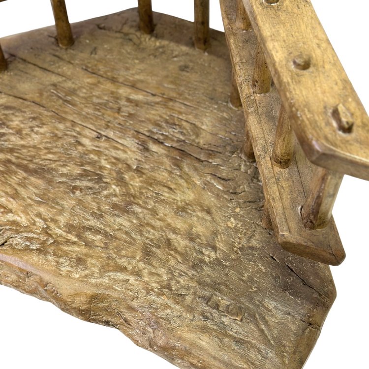 Unique Vintage Wooden Chair n° 2