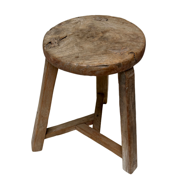 Old Round Stool #96