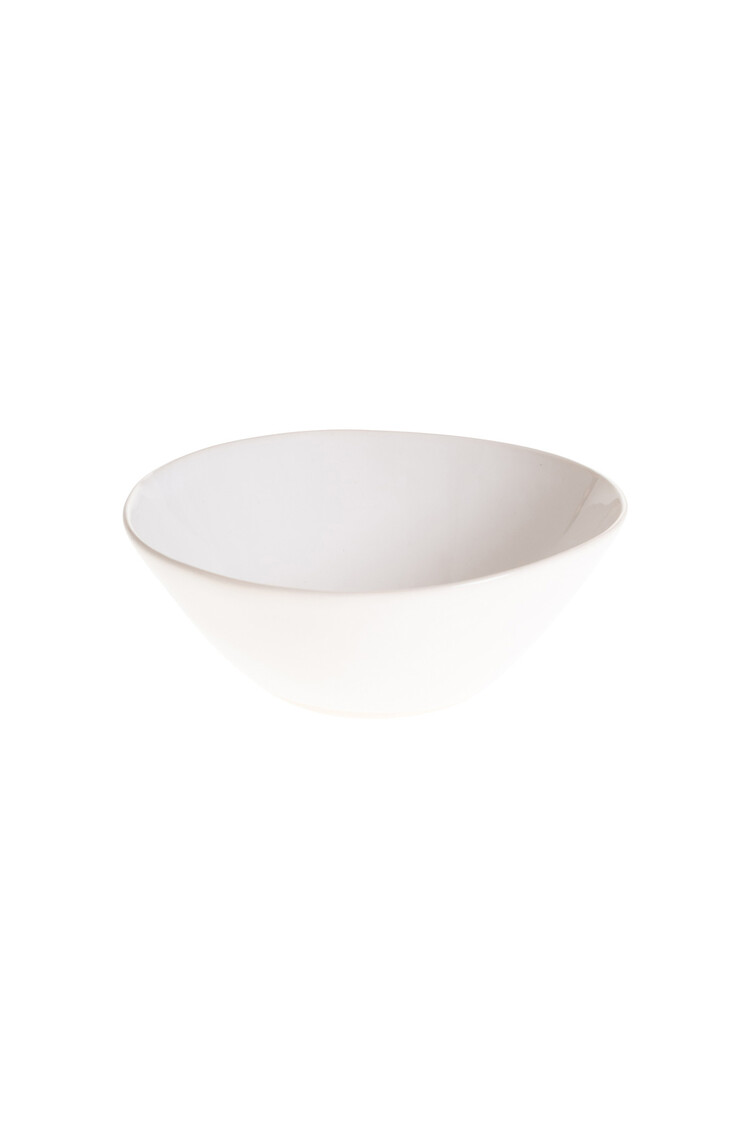 Wonki Ware Bowl Deep White Plain