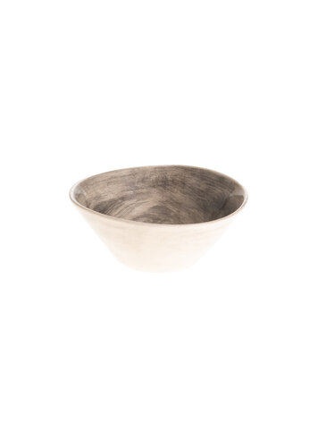 Wonki Ware Bowl Deep Black Plain