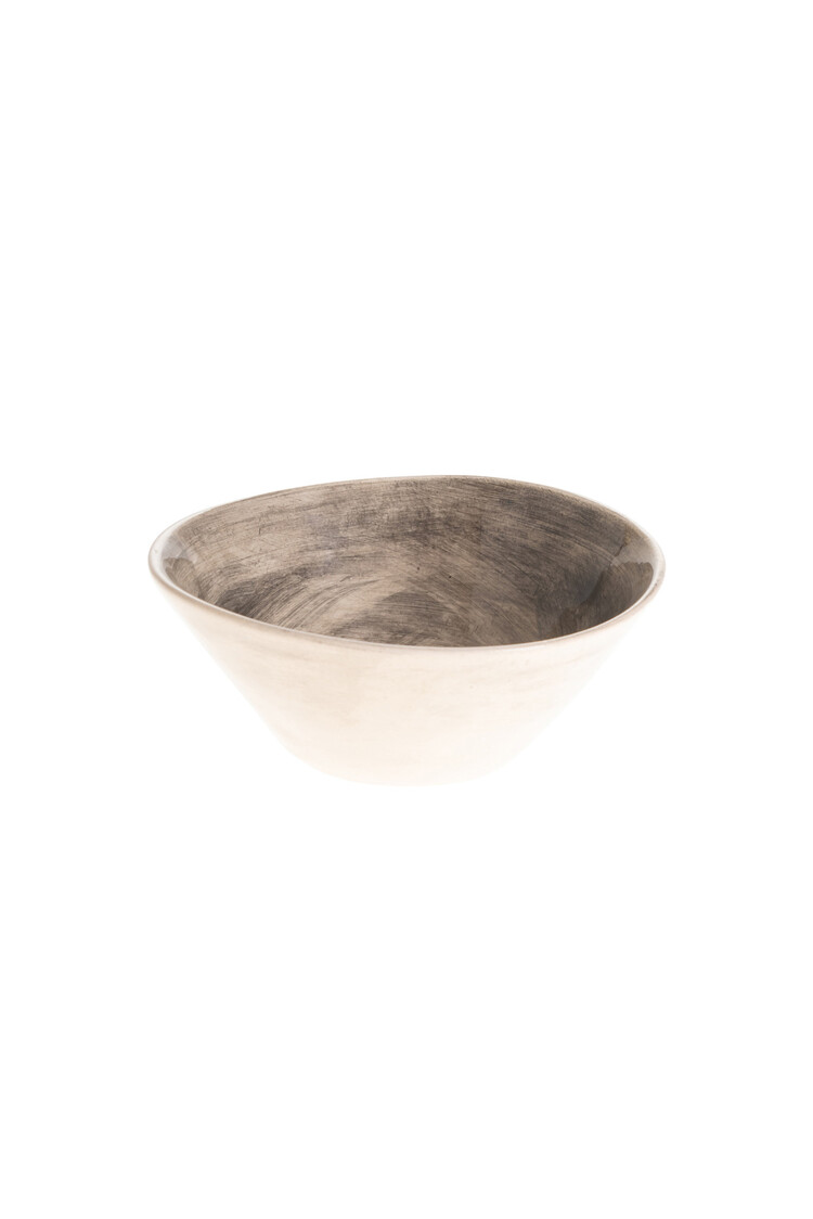 Wonki Ware Bowl Deep Black Plain