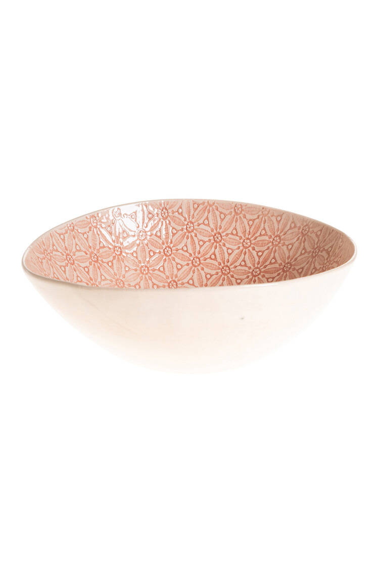 Wonki Ware Bowl Deep Rossa Pattern