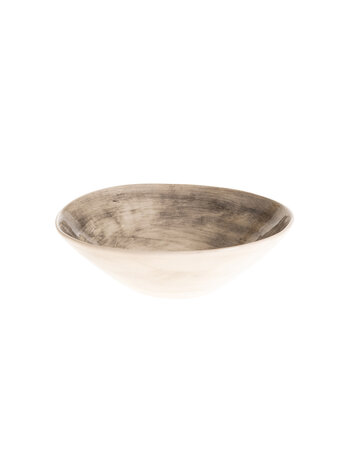 Wonki Ware Bowl Less Deep  - Black Plain