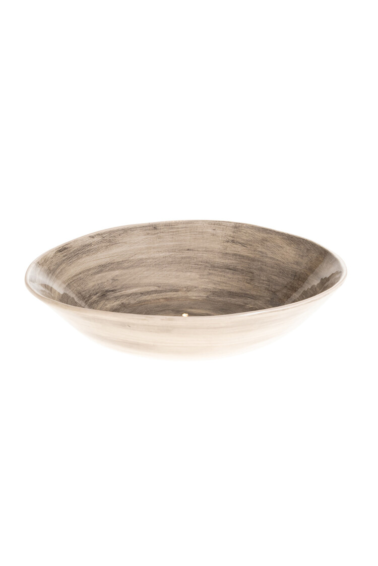 Wonki Ware Bowl Less Deep  - Black Plain