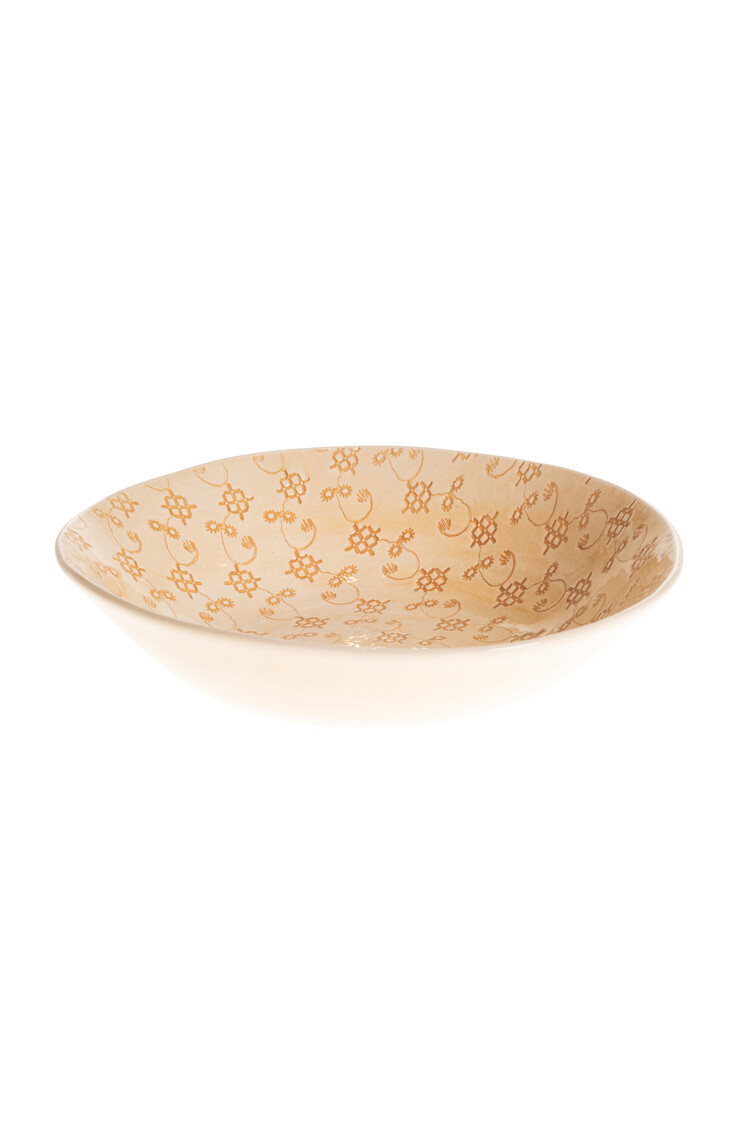 Wonki Ware Bowl Less Deep - Chestnut Pattern