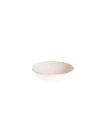 Wonki Ware Bowl Small Round - White Pattern
