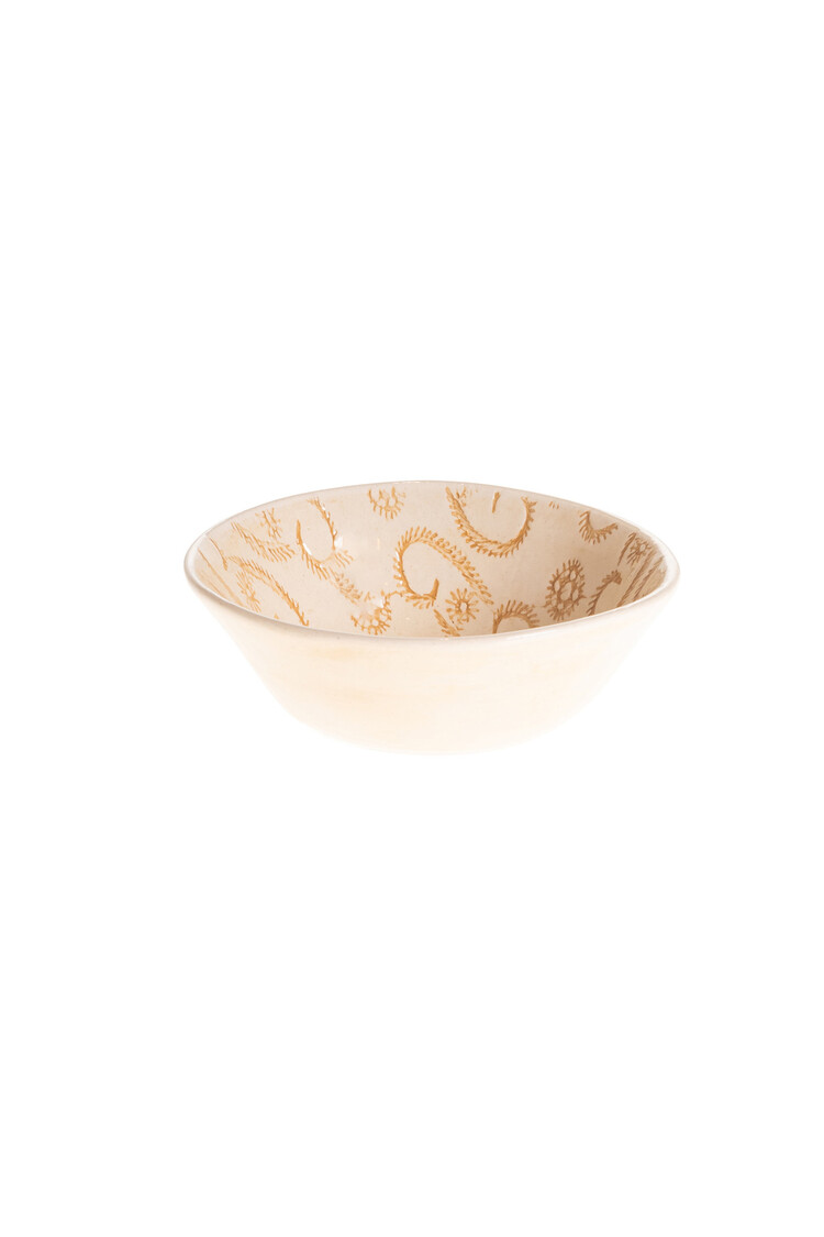 Wonki Ware Bowl Small Round - Chestnut Pattern