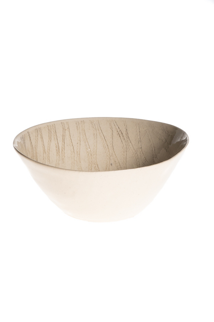 Wonki Ware Bowl Deep Smoke Pattern