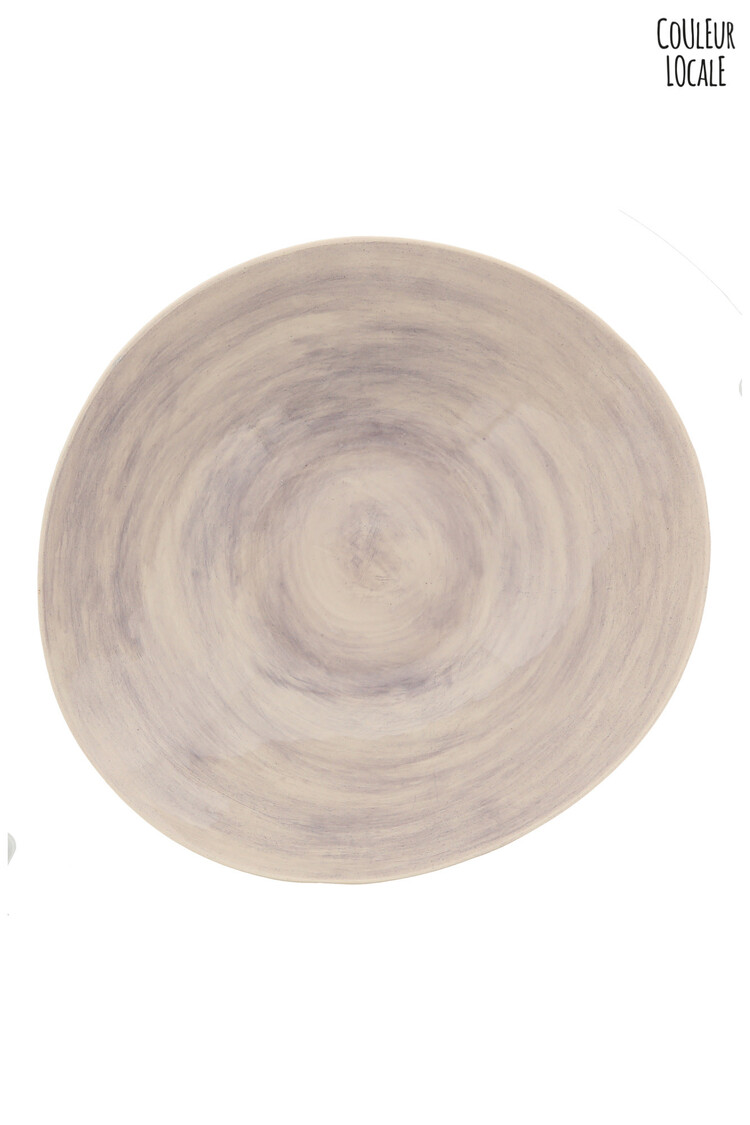 Wonki Ware Bowl Less Deep - Aubergine Plain