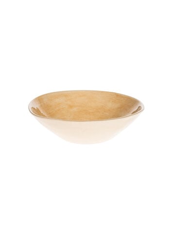 Wonki Ware Bowl Less Deep - Chestnut Plain