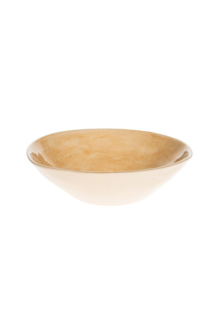 Wonki Ware Bowl Less Deep - Chestnut Plain