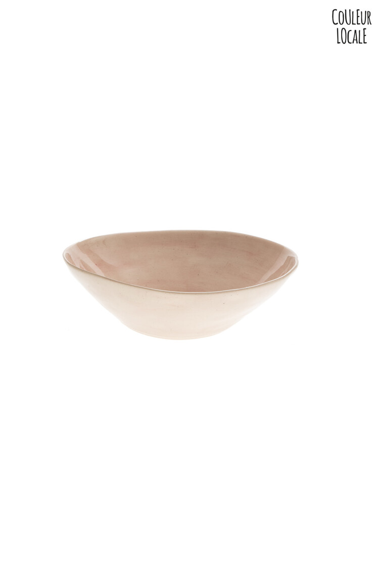 Wonki Ware Bowl Less Deep - Pink Plain