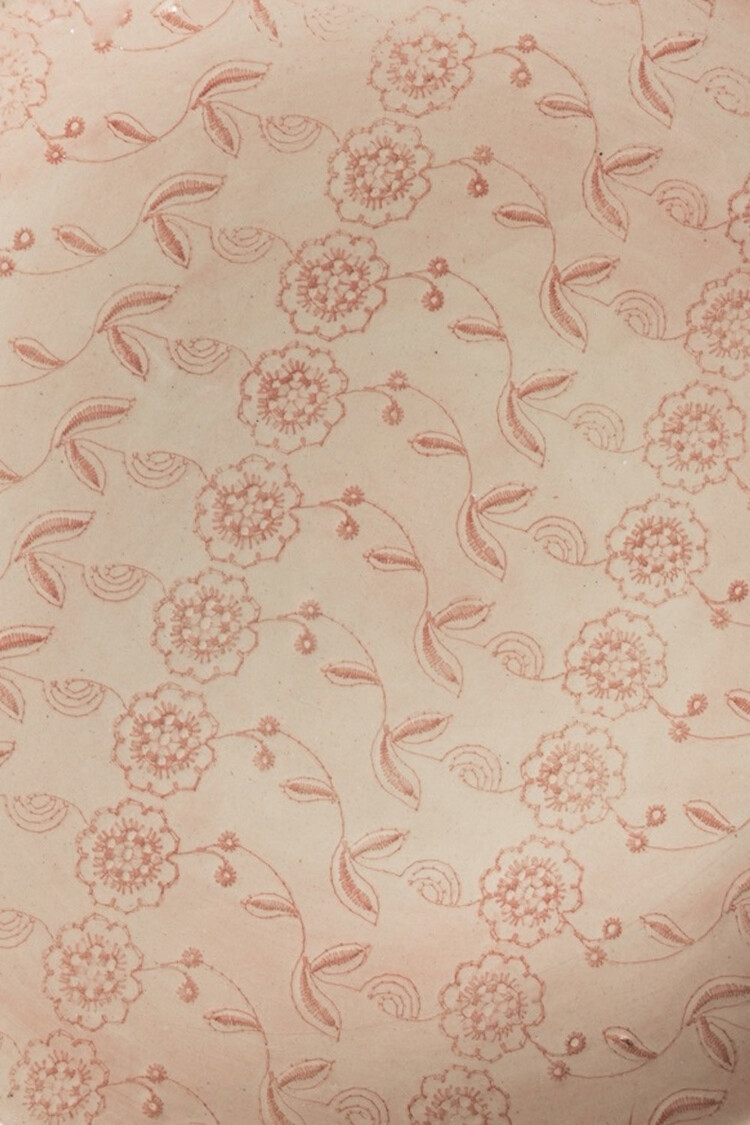 Wonki Ware Bowl Less Deep - Pink Pattern