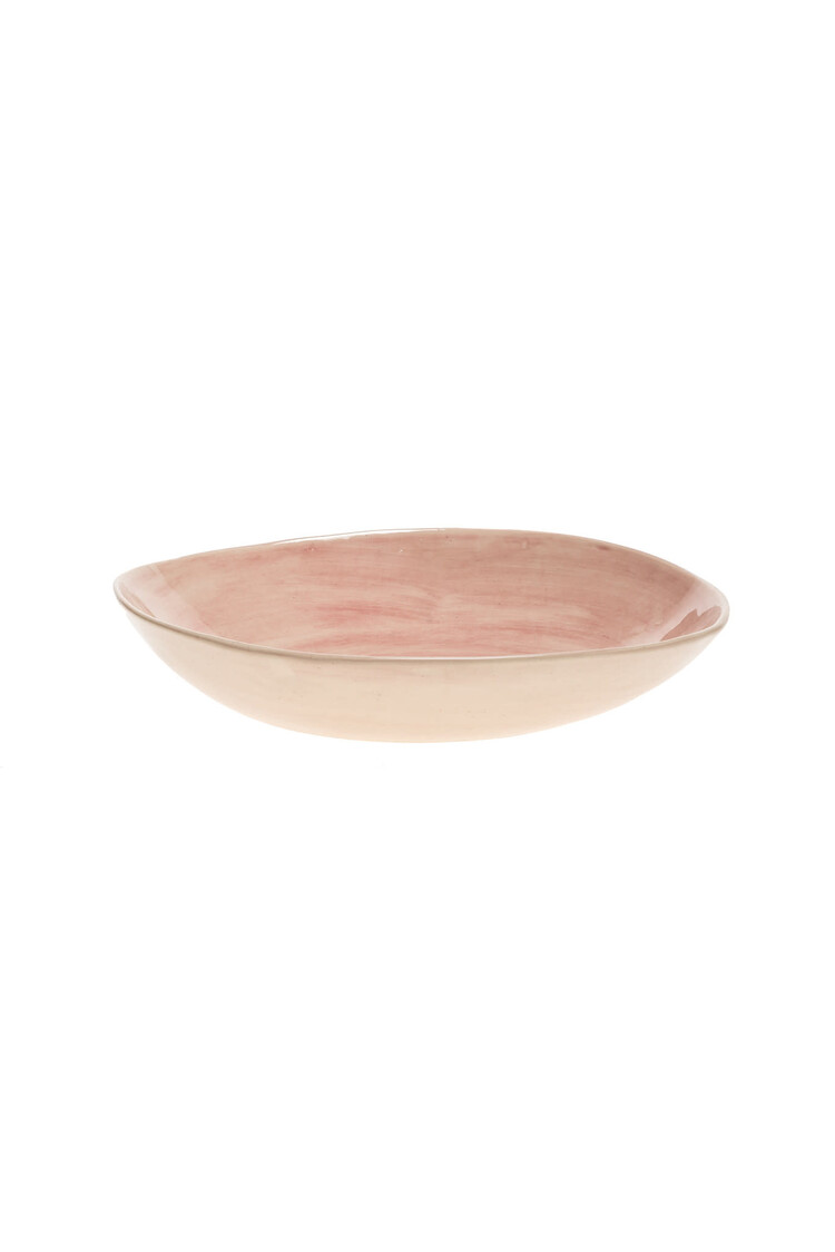 Wonki Ware Bowl Less Deep - Pink Plain