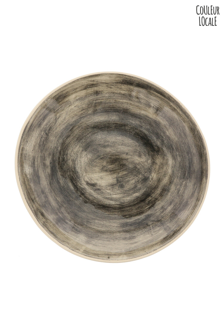 Wonki Ware Bowl Less Deep  - Black Plain